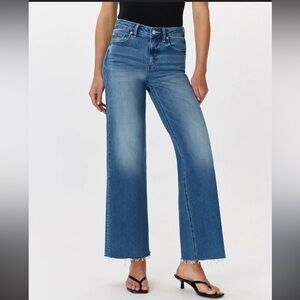 Quince Blue Flare & Wide Leg Jeans